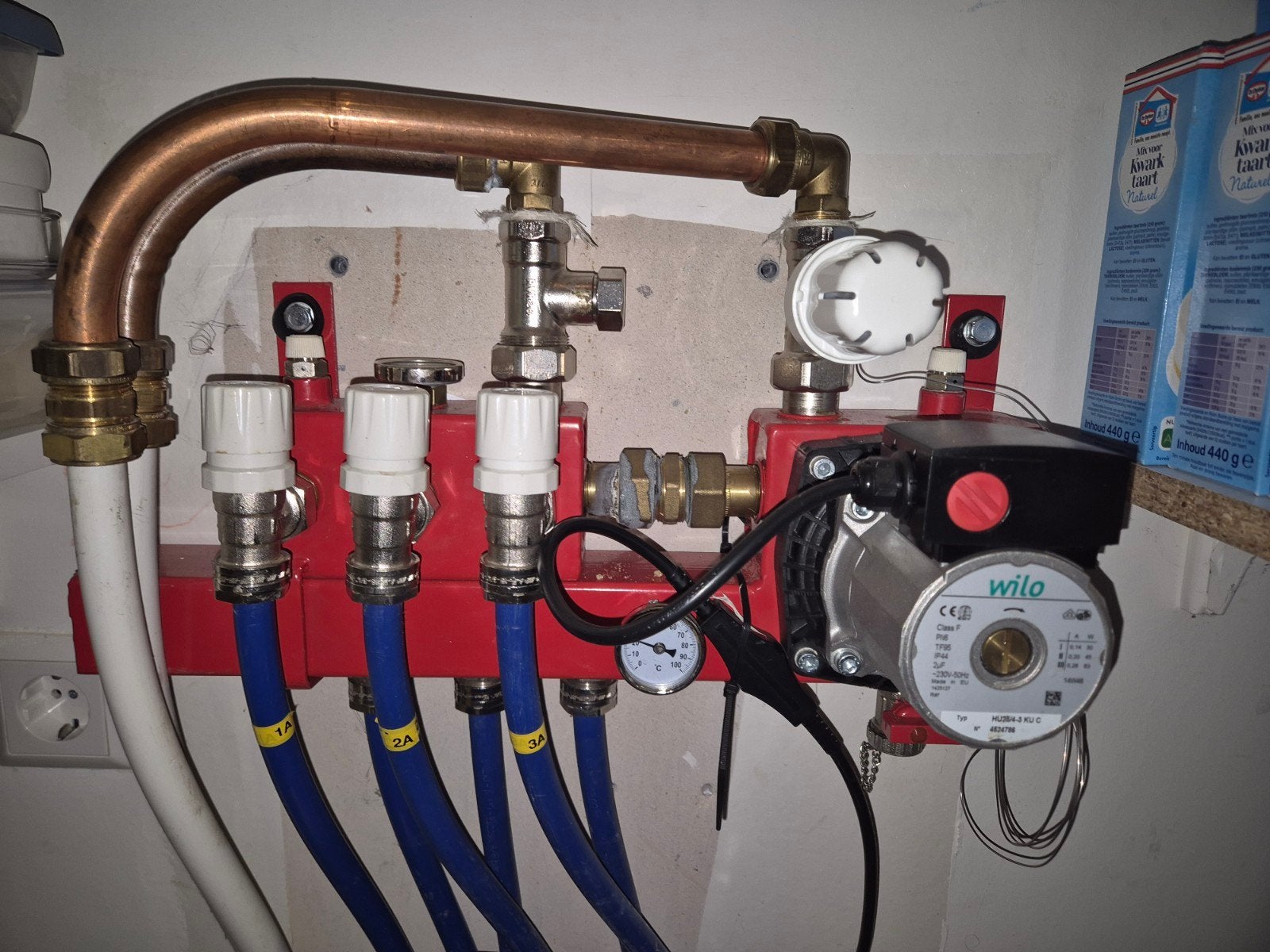 Robot Vloerverwarming Verdeler (3 Groepen) incl. Wilo Pomp, Minder dan 30 cm, Overige typen, Minder dan 60 cm, Ophalen of Verzenden