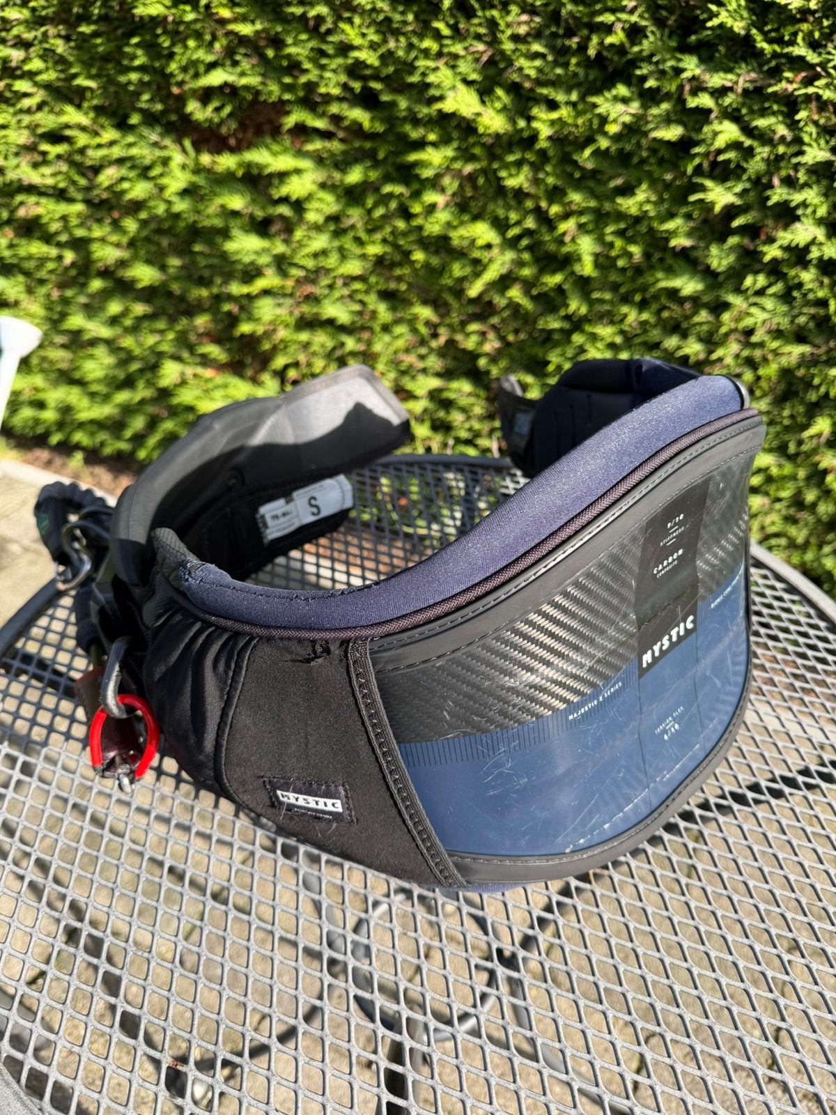 Mystic kitesurf harnas S (inclusief spreaderbar & leash), Gebruikt, Trapeze, Geen board, Ophalen of Verzenden