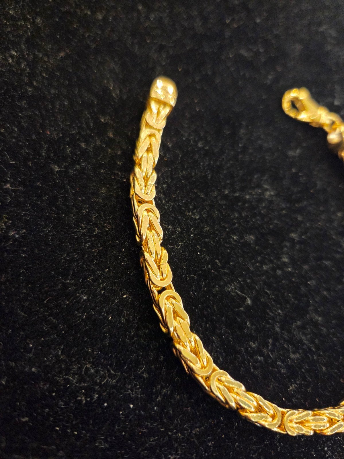 14 k gouden koningsarmband 18,9 gram, Sieraden, Tassen en Uiterlijk, Armbanden, Ophalen of Verzenden, Nieuw, Goud, Goud