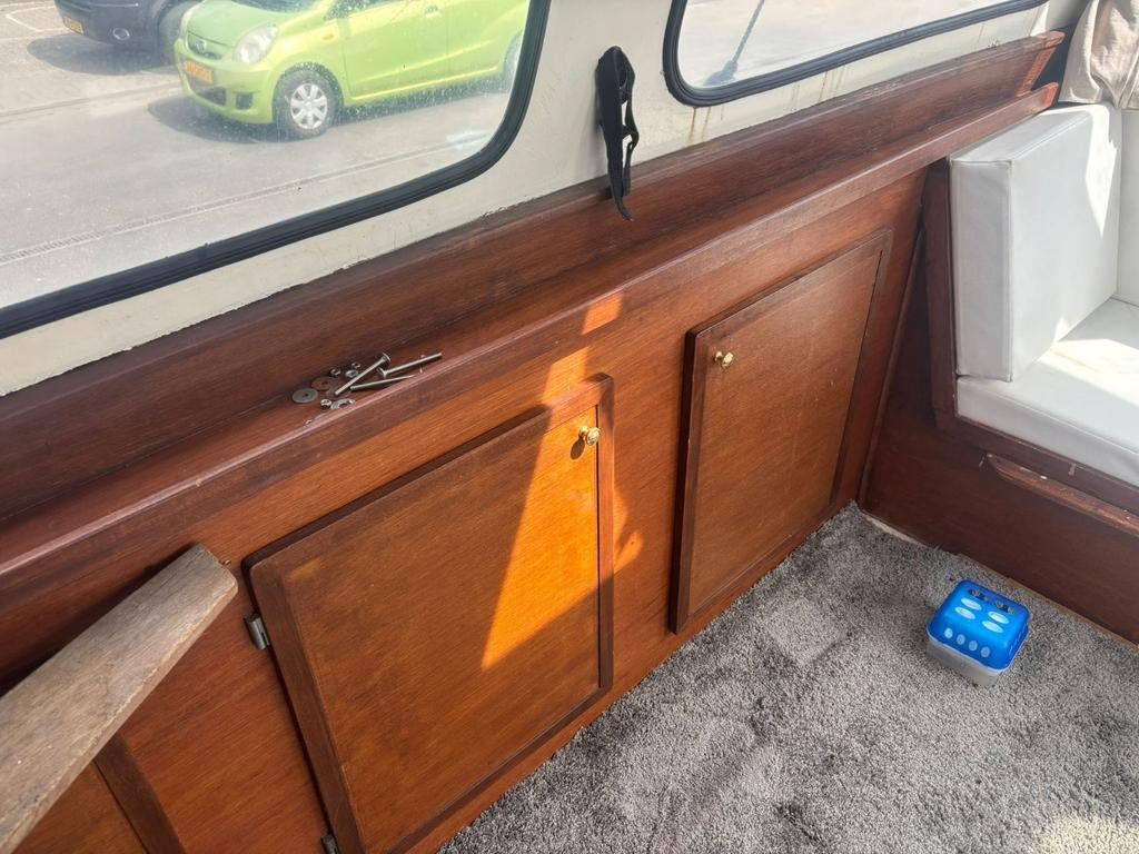Kajuitboot Lucky - Tukkervlet met karakter en potentie, Watersport en Boten, Ophalen, Gebruikt, Staal, Binnenboordmotor