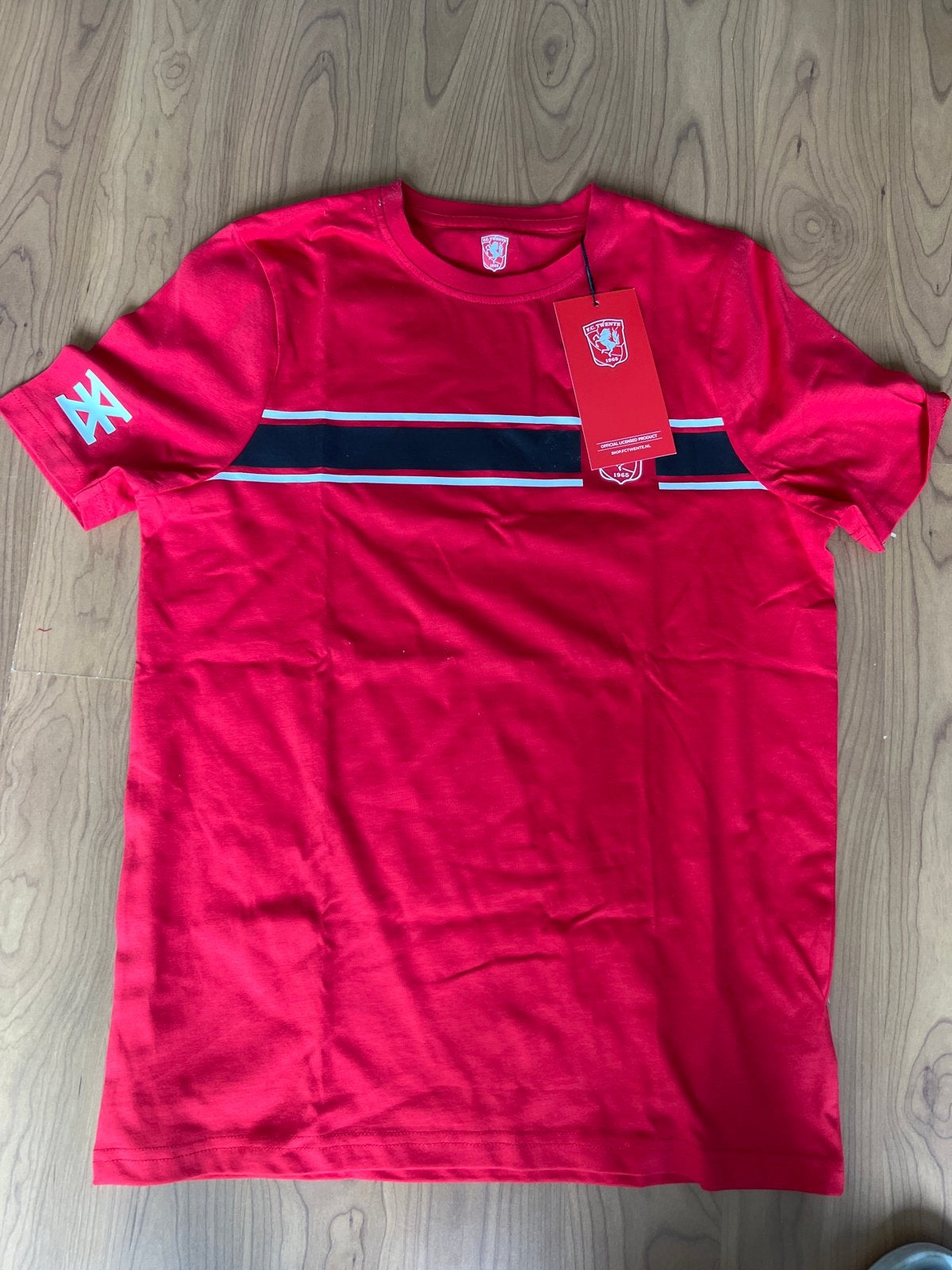 FC Twente Classic Katoenen T-shirt Rood - Nieuw met labels, Kleding | Heren, Ophalen, Nieuw, Overige maten, Rood
