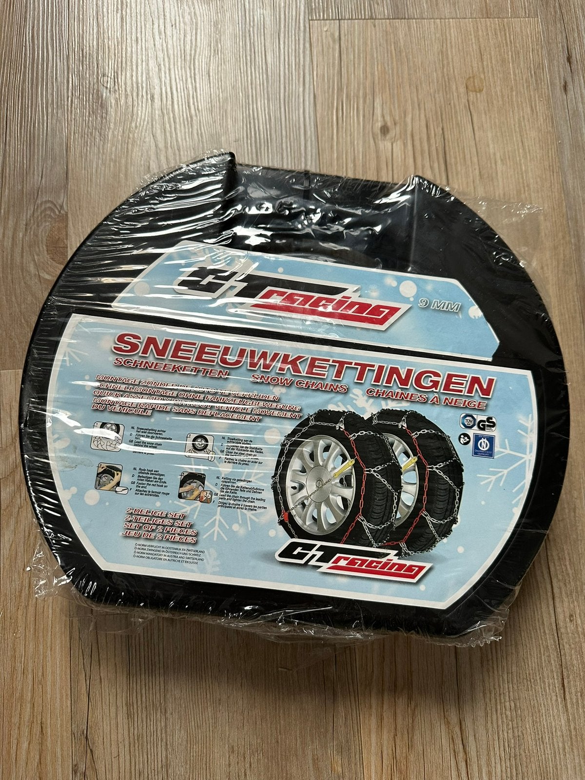 Nieuwe Sneeuwkettingen GL Racing 9mm - Maat 100, Ophalen of Verzenden, Nieuw