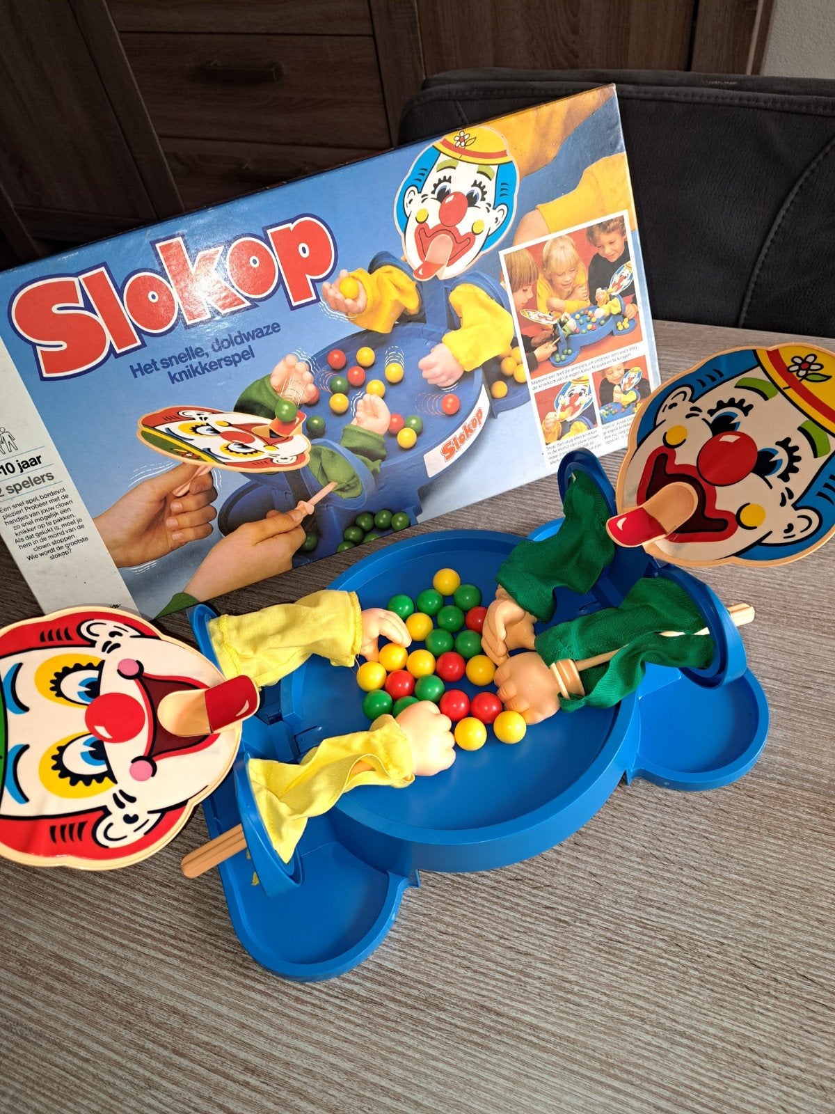 Slokop knikkerspel - Het snelle, doldwaze spel, Ophalen of Verzenden, Gebruikt, Jongen of Meisje