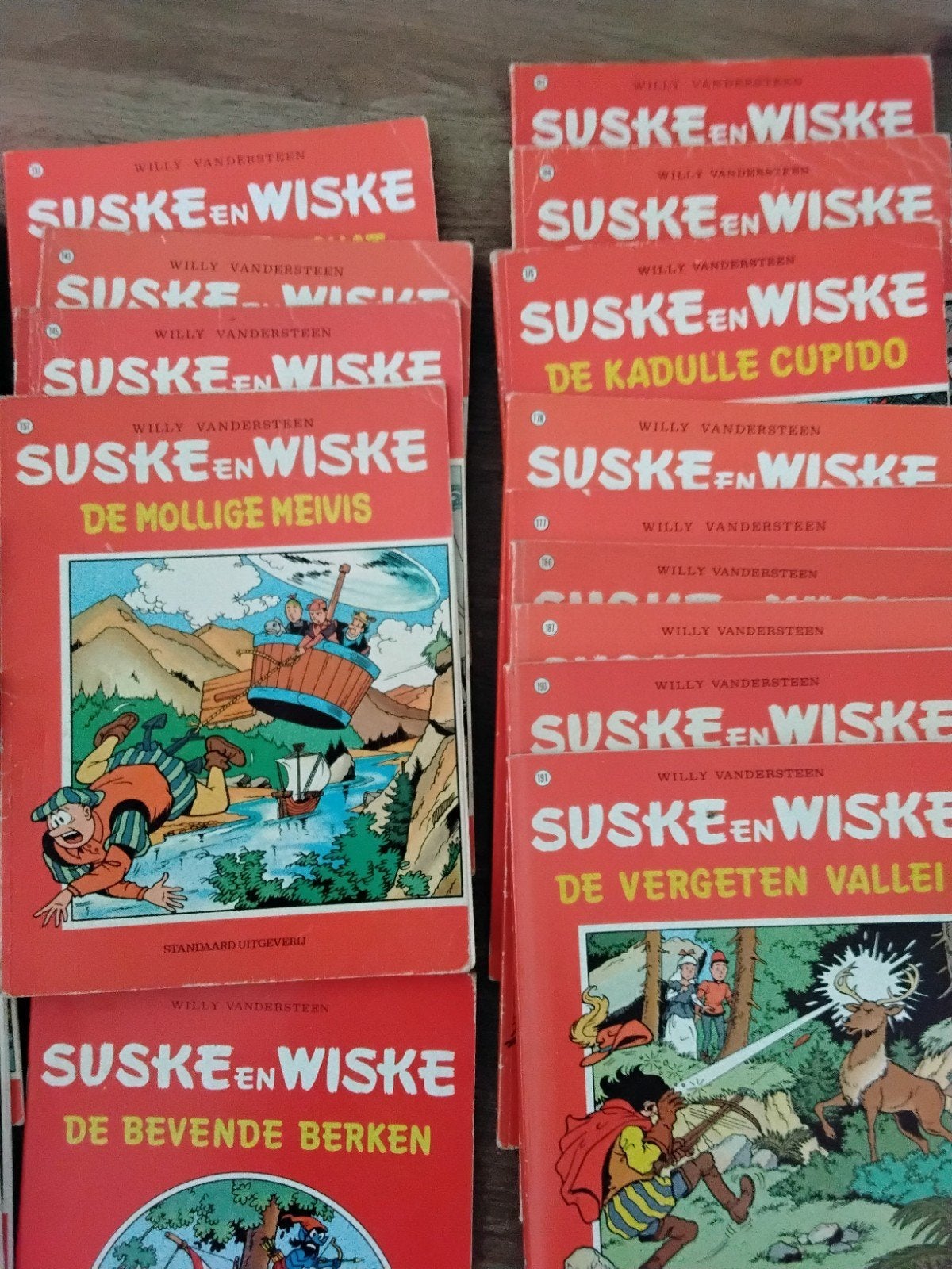 Suske en Wiske stripboeken - Diverse titels, Boeken, Meerdere stripboeken, Ophalen of Verzenden, Gelezen, Willy Vandersteen