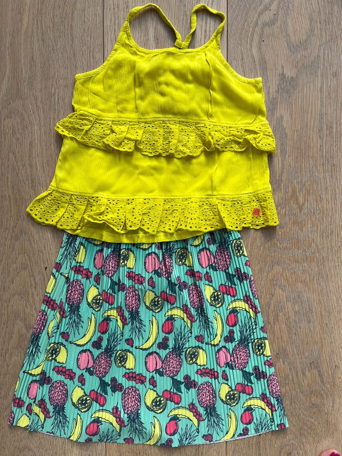 Set top lange rok Quapi mt 110/116/122 NIEUW!!, Ophalen of Verzenden, Nieuw, Meisje, Setje