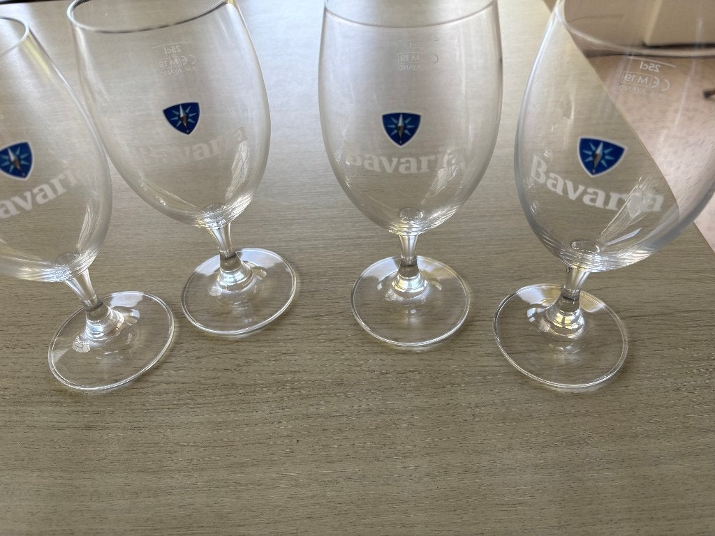 bierglazen Bavaria, Verzamelen, Biermerken, Ophalen of Verzenden, Zo goed als nieuw, Glas of Glazen, Overige merken