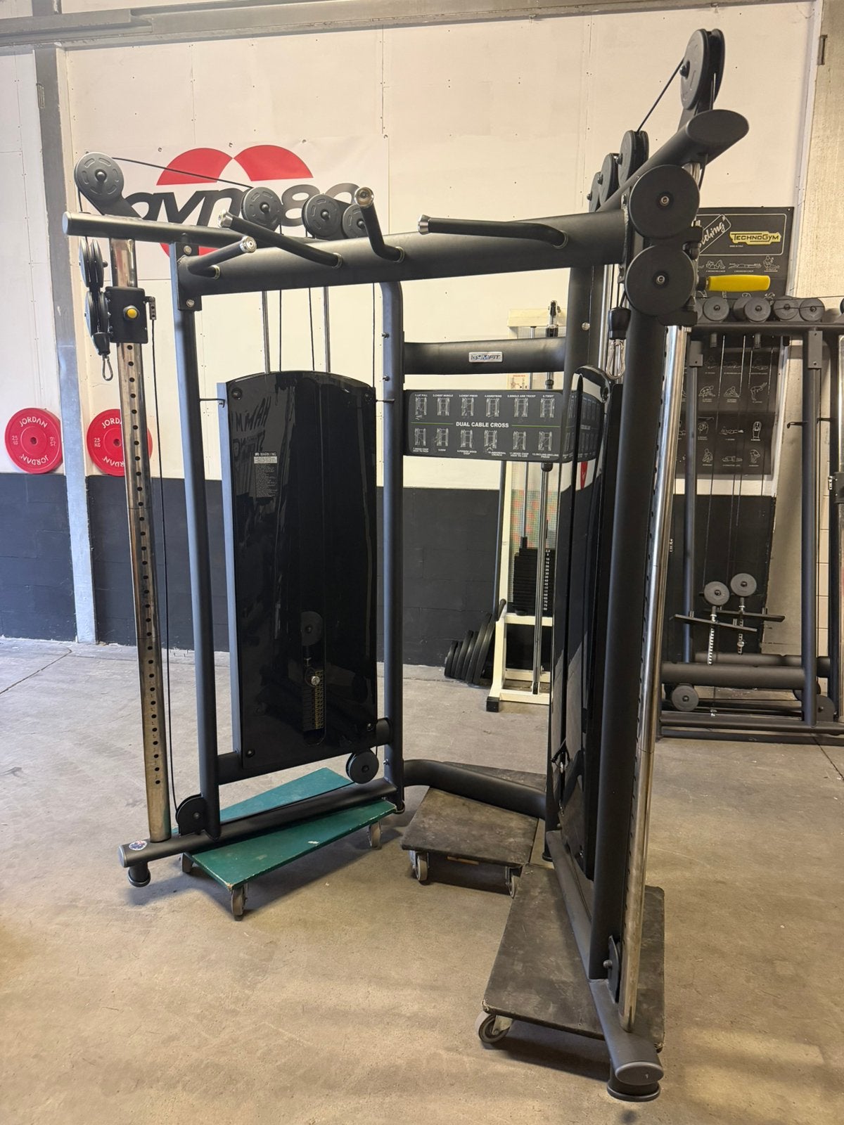 Gymfit dual adjustable pulley 70 kg, Ophalen, Gymfit, Overige typen, Zo goed als nieuw