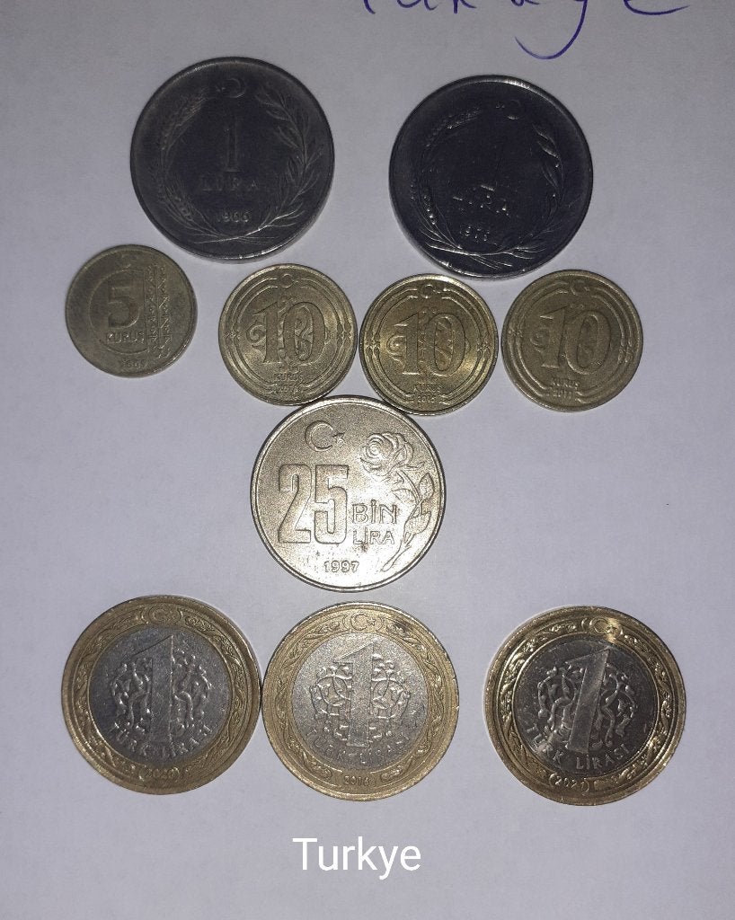 Turkse munten collectie - Diverse Lira's, Ophalen of Verzenden, Midden-Oosten, Setje