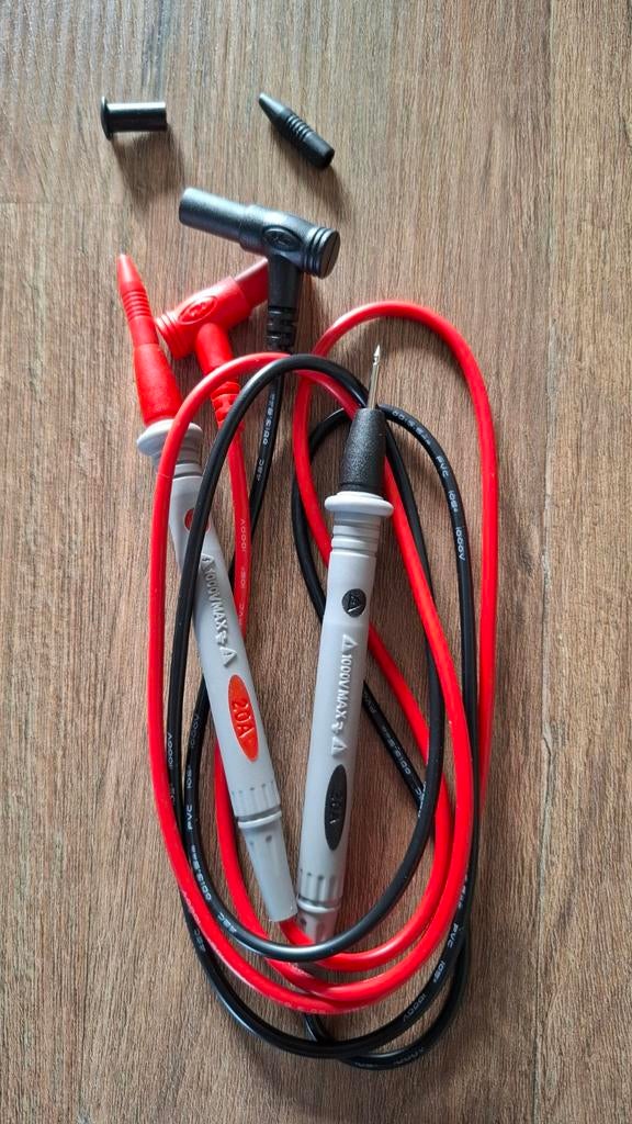 Multimeter meetsnoeren set - Rood/Zwart Nieuw, Ophalen of Verzenden, Nieuw