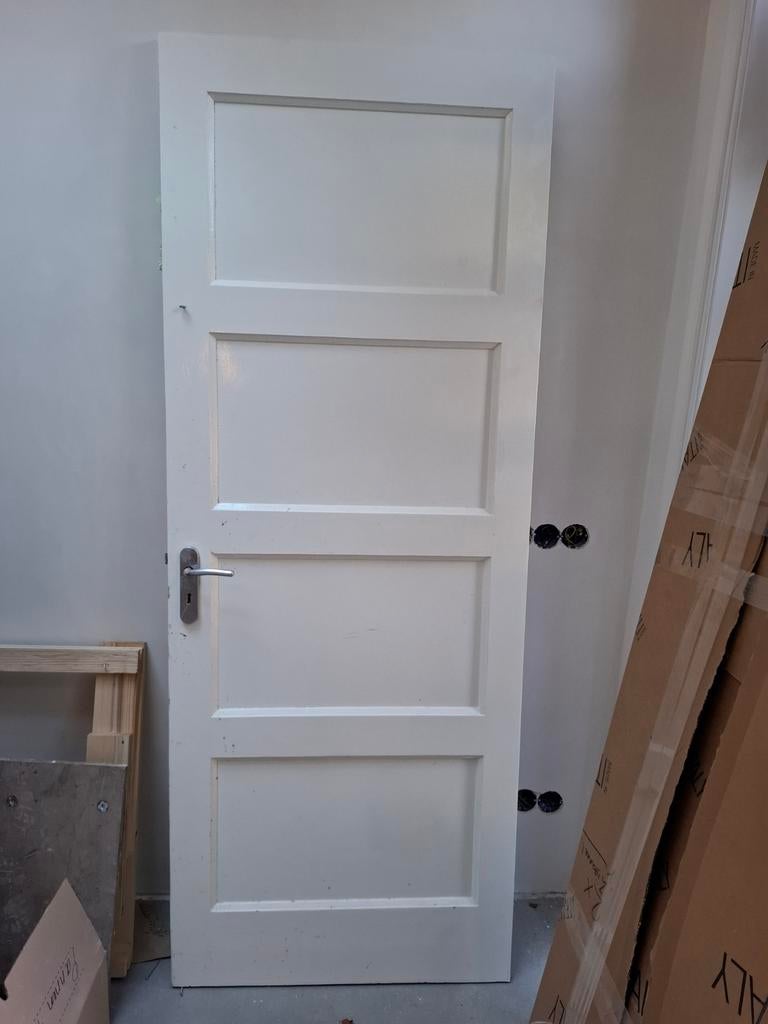 Paneeldeuren jaren 20 stijl, Ophalen of Verzenden, Glas, Binnendeur, 200 tot 215 cm