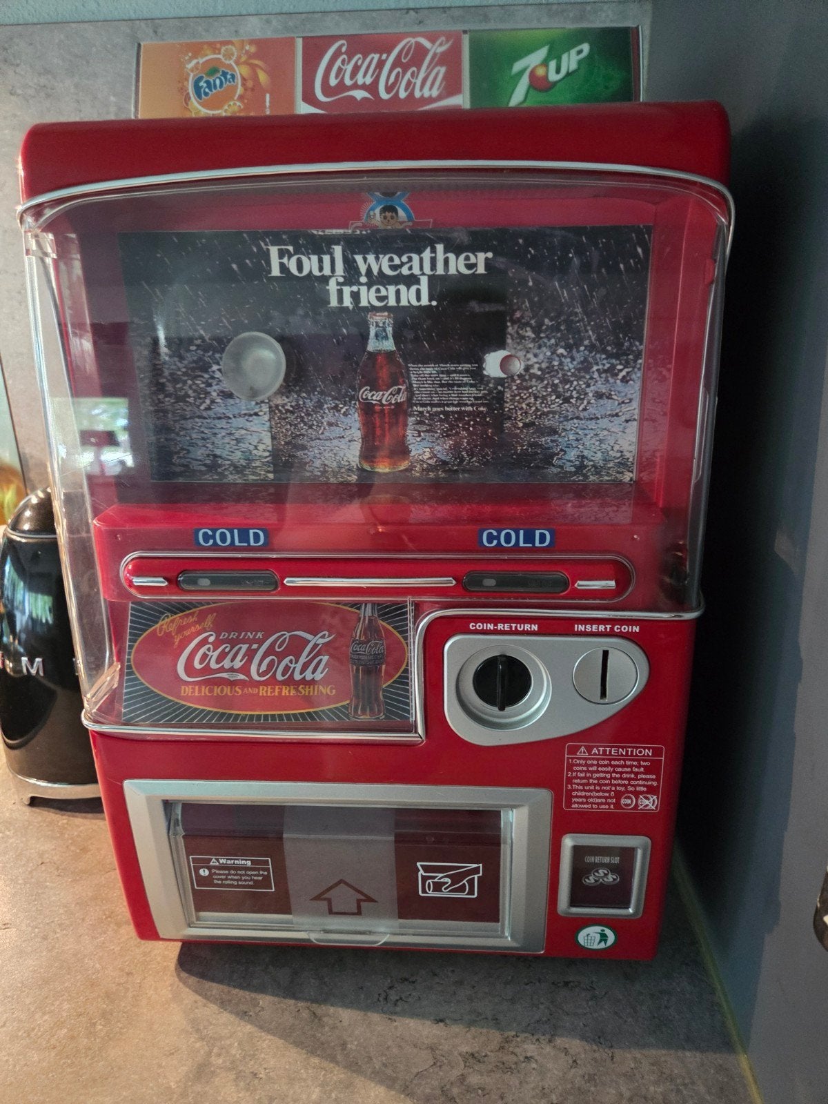 Coca-Cola Mini Koelkast/Vending Machine, Ophalen, Gebruikt