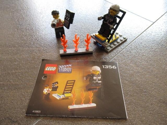2x lego 1356 studios stuntman, Gebruikt, Overige thema's, Lego, Compleet