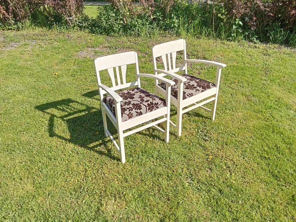 Brocante stoelen, Ophalen of Verzenden, 2 zitplaatsen