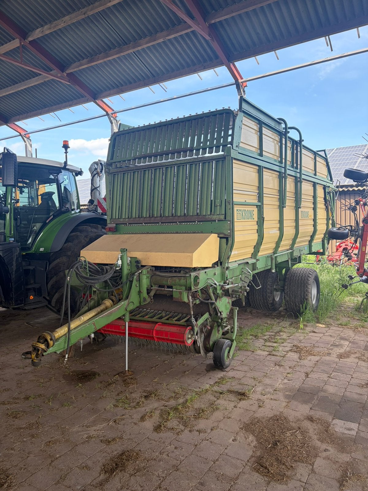 Krone Titan R48 opraapwagen, Zakelijke goederen, Agrarisch | Werktuigen, Ophalen, Weidebouw