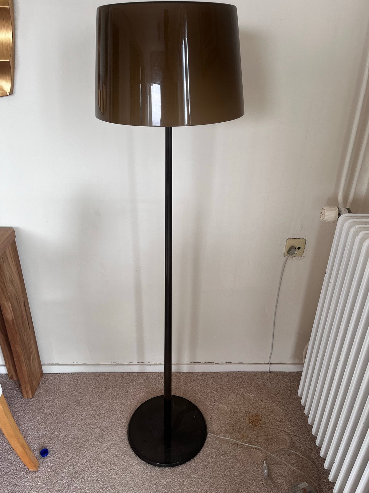 Foscarini Lumiere XXL Vloerlamp - Amber, Ophalen, E27 (groot), Zo goed als nieuw, Metaal