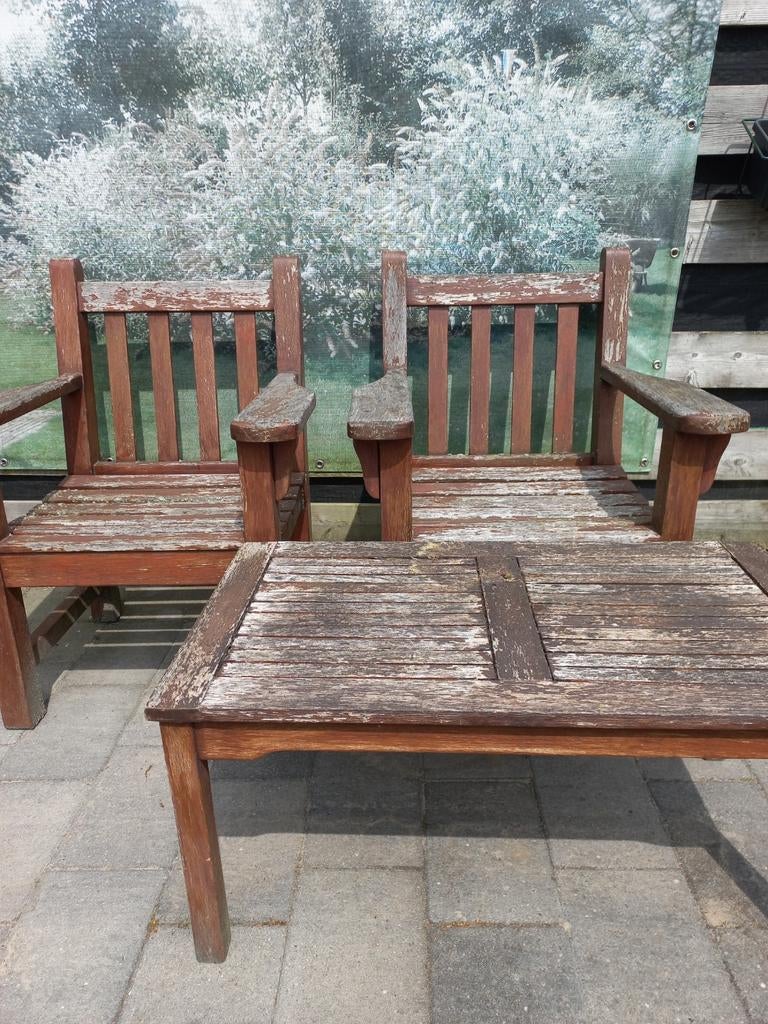 Tuinset., Ophalen of Verzenden, Gebruikt, Hout