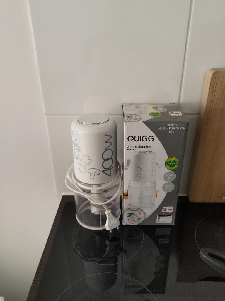 Food processor, cutter, Ophalen of Verzenden, Zo goed als nieuw, Snijmachine, Wit