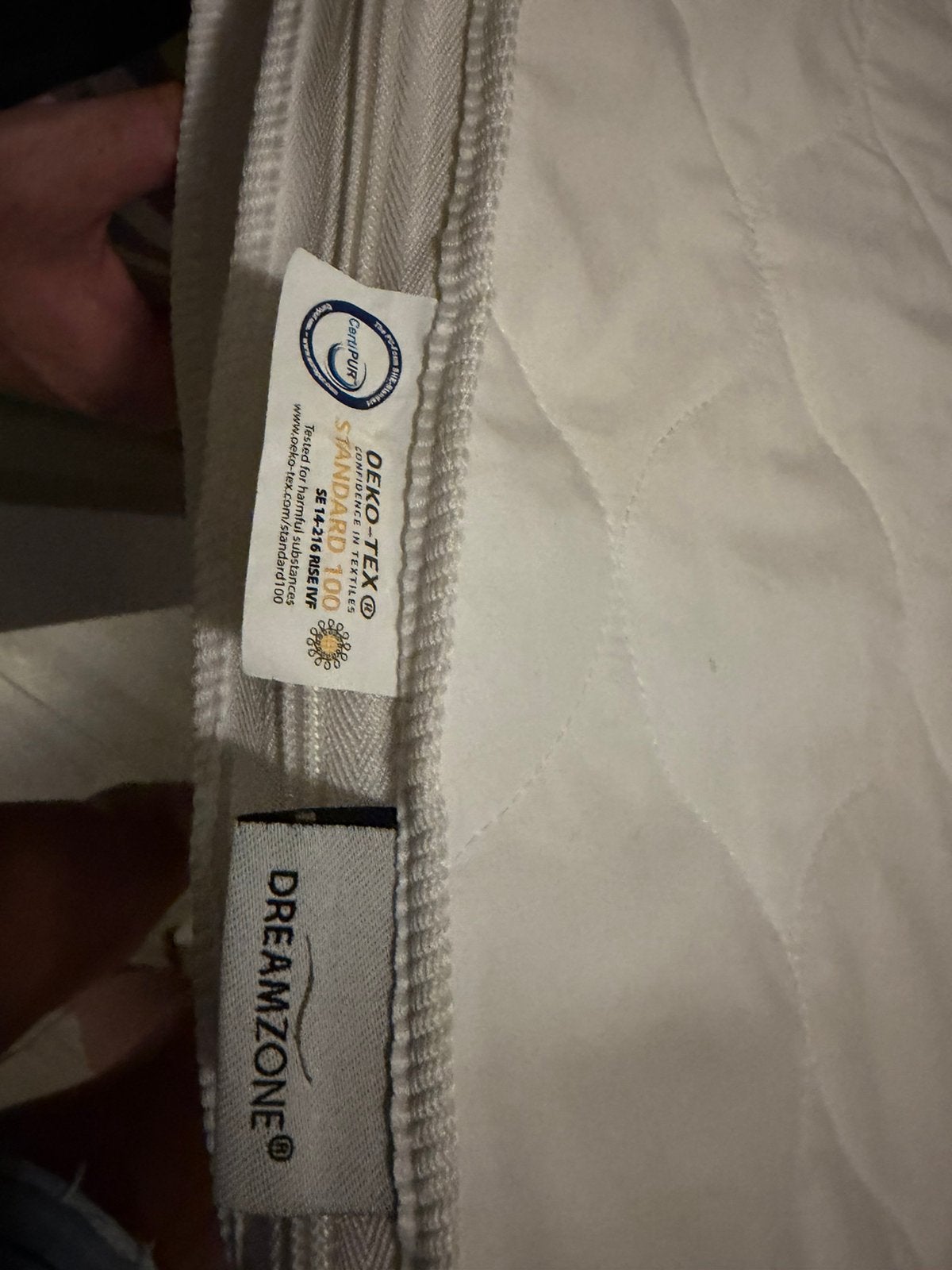 dreamzone topmatras, Ophalen, Zo goed als nieuw, Tweepersoons, 160 cm