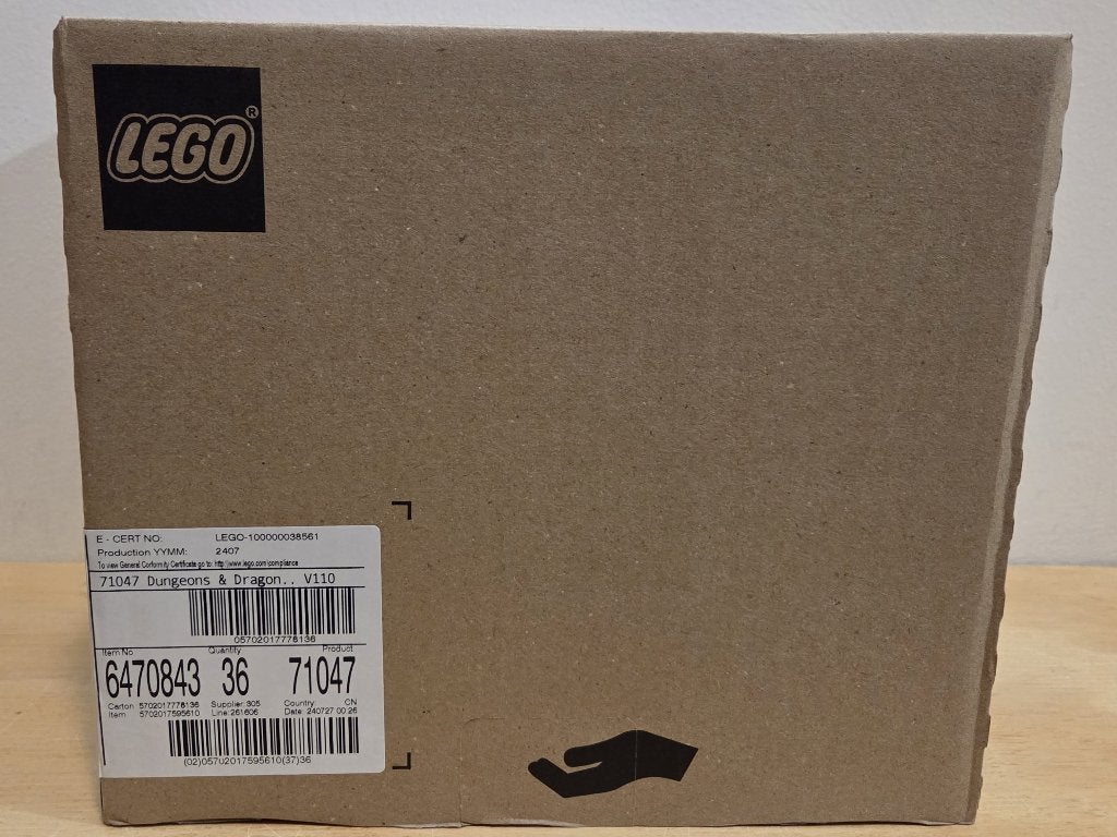 (GESEALD) Lego 71047 Minifigure Dungeons & Dragons Box of 36, Ongeopend/sealed, Lego, Nieuw, Ophalen of Verzenden