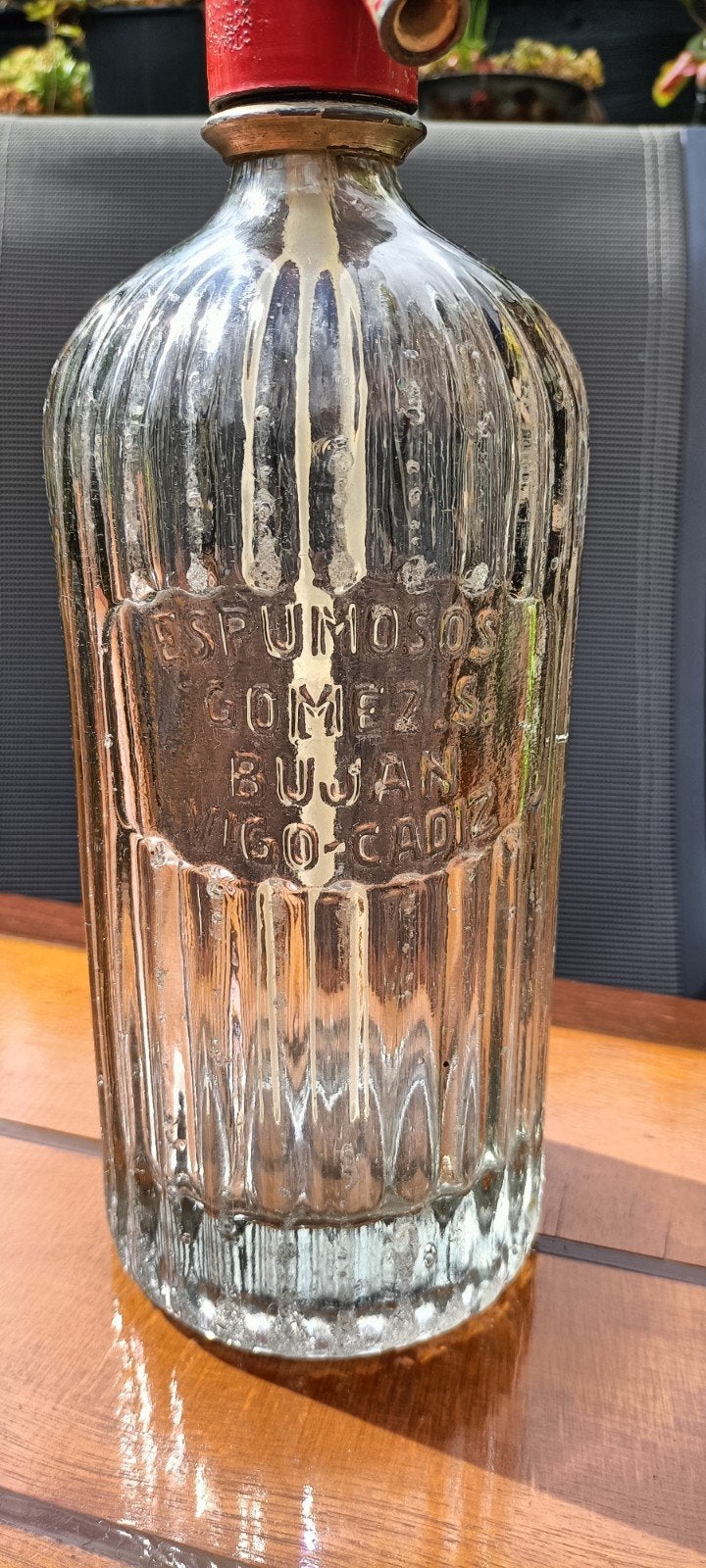 Vintage Sifon/spuit/soda fles Espumosos Gomez Bujan, Ophalen of Verzenden