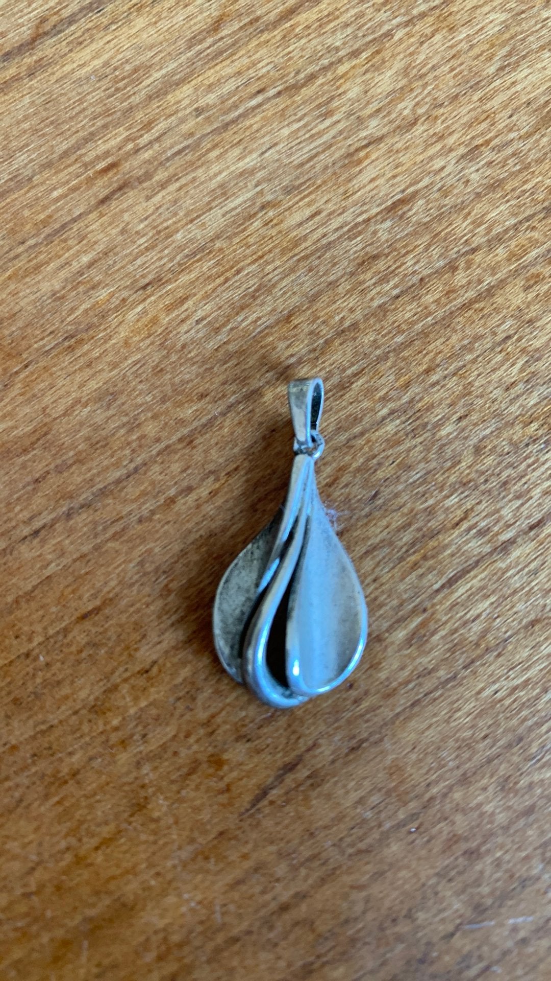Zilveren Scandinavische Hanger, Ophalen of Verzenden, Gebruikt, Zilver, Overige voorstellingen