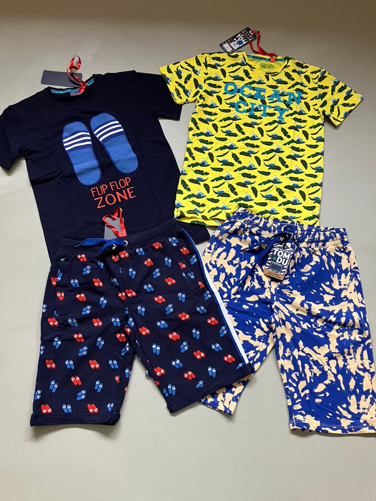 Tom du set maat 164-170 nieuw korte broek shirt, Ophalen of Verzenden, Zo goed als nieuw, Jongen, Setje
