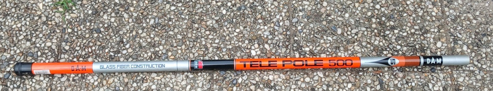 DAM Tele Pole 500 - Vaste hengel van 5 meter, Ophalen of Verzenden, Gebruikt, Vaste hengel