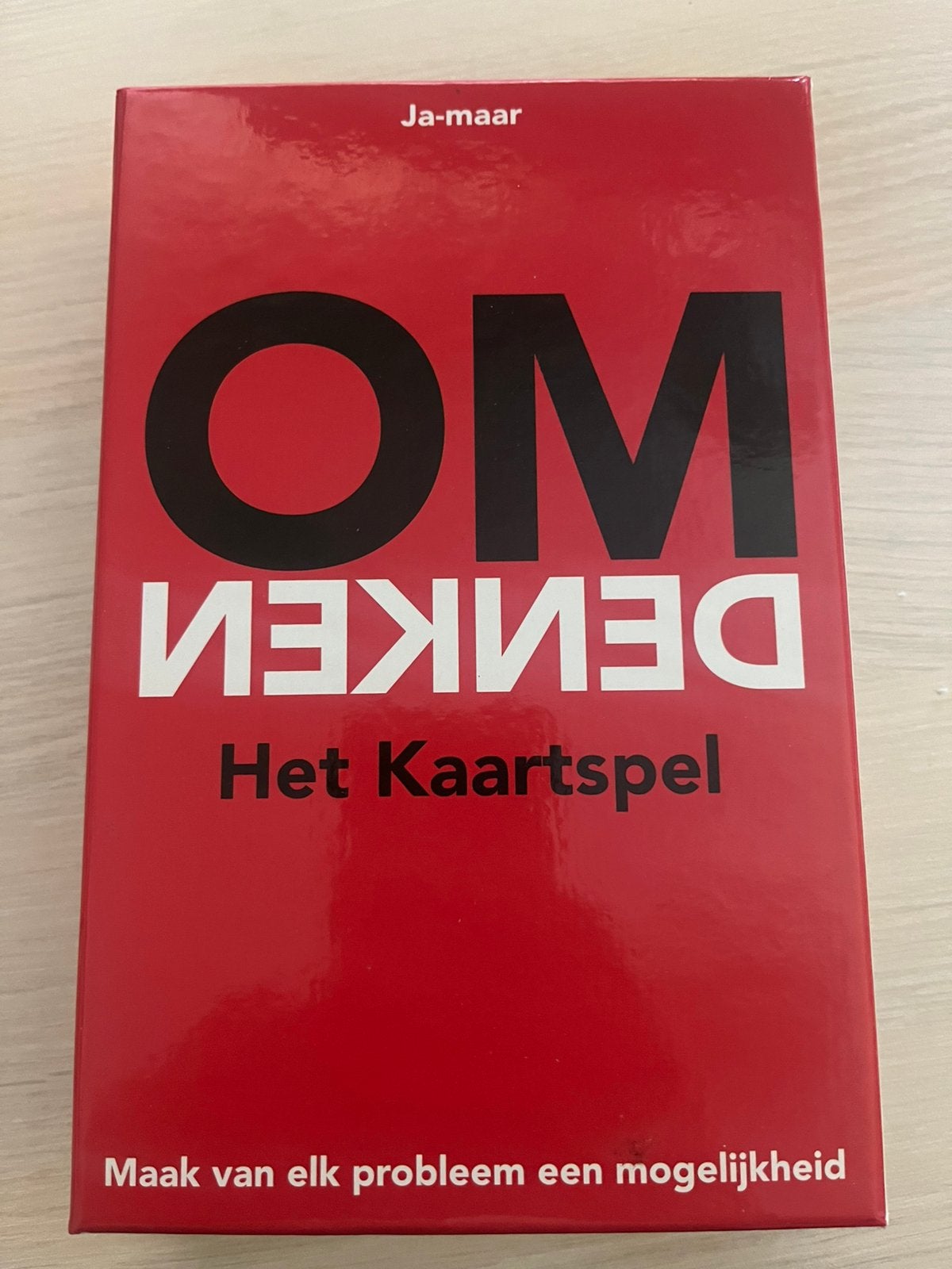 Omdenken- kaartspel-boekje, Ophalen, Zo goed als nieuw