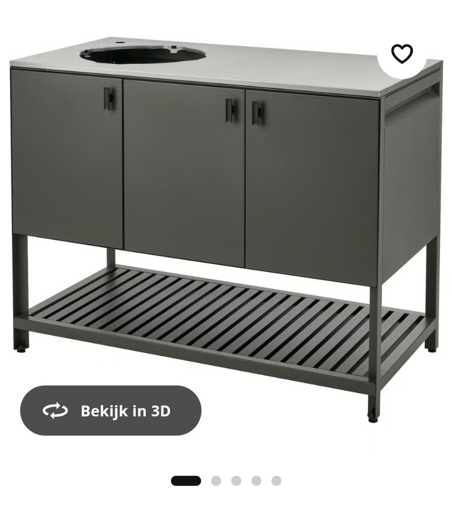 Ikea batskar buitenkeuken met wasbakopening NIEUW IN DOOS, Tuin en Terras, Buitenkeukens, Ophalen, Nieuw, Gas, IKEA