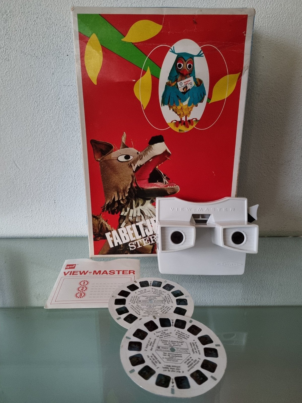 VNT,'68,GAF,FABELTJESKRANT VIEW-MASTER+2 3D-Schijfjes,Igst!, Ophalen of Verzenden, Zo goed als nieuw