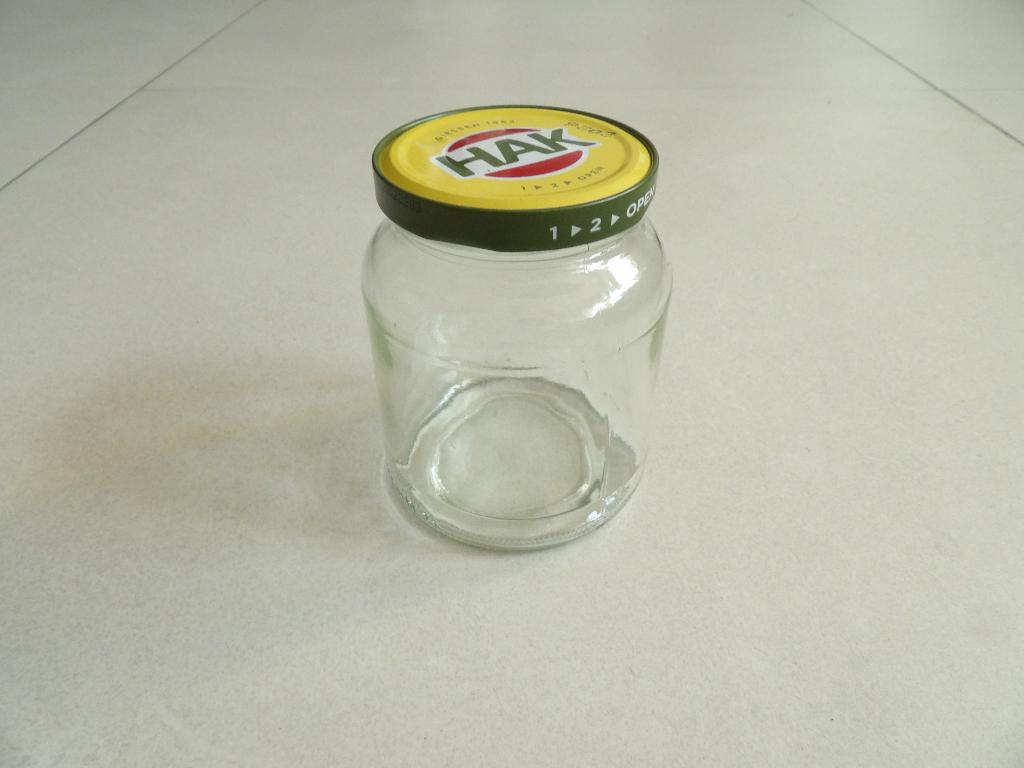 10 WEK / knutsel POTJES met geel deksel ( hak )10 cm x 7 cm, Ophalen of Verzenden, Zo goed als nieuw