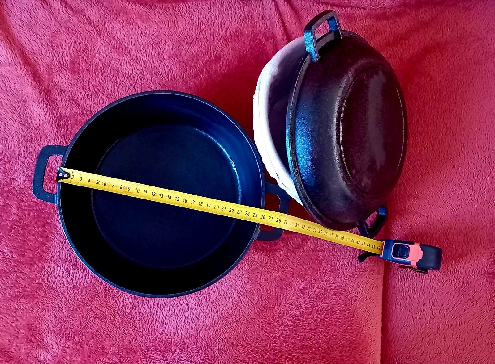 Broodpan,Dutch oven,brood bakken, braadpan, 26cm, Huis en Inrichting, Keuken | Potten en Pannen, Ophalen, Geschikt voor inductie