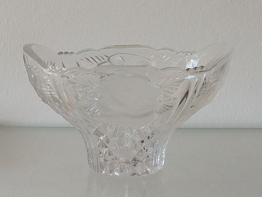 bonbonniere Anne Hütte kristalglas, volgnr 23, Antiek en Kunst, Antiek | Glas en Kristal, Ophalen of Verzenden