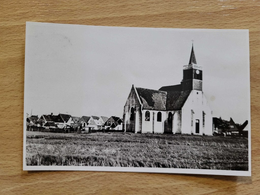 ansicht TEXEL OUDESCHILD Kerk, Ophalen of Verzenden, Voor 1920, Noord-Holland