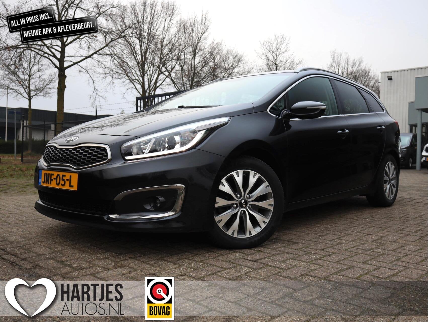 Kia cee'd Sportswagon 1.0 T-GDi DynamicLine (Vol-Opties!), Auto's, 101 pk, Gebruikt, Met garantie (alle), Zwart
