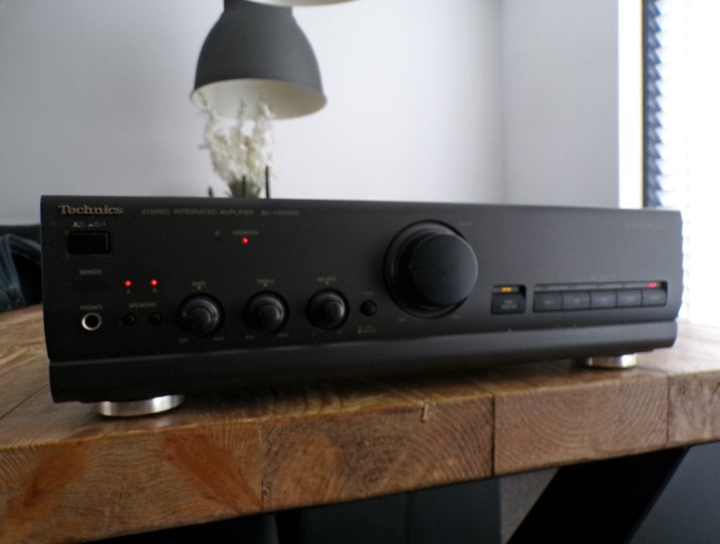 Mooie Technics New Class A versterker SU-V500M2, Overige merken, Ophalen of Verzenden, Zo goed als nieuw, 60 tot 120 watt