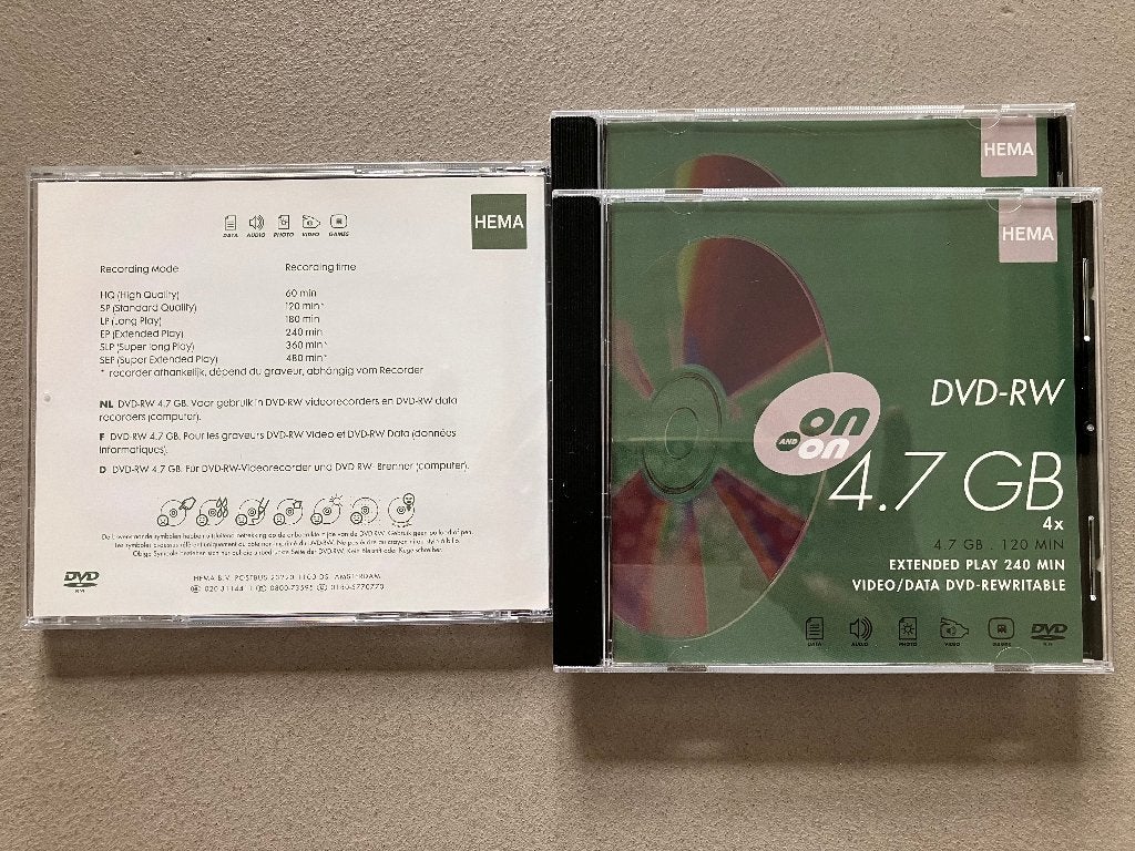 Lege DVD en CD schijven, Computers en Software, Ophalen, Nieuw, Dvd, Diverse merken