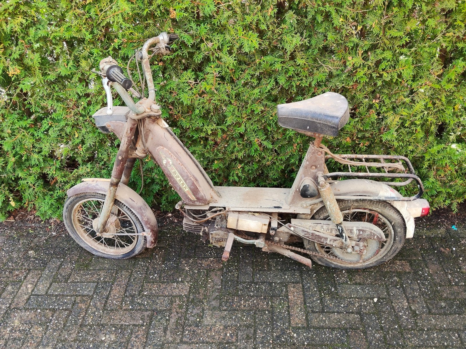 Sparta Happy schuurvondst, Fietsen en Brommers, Ophalen, Gebruikt, Benzine, Overige merken