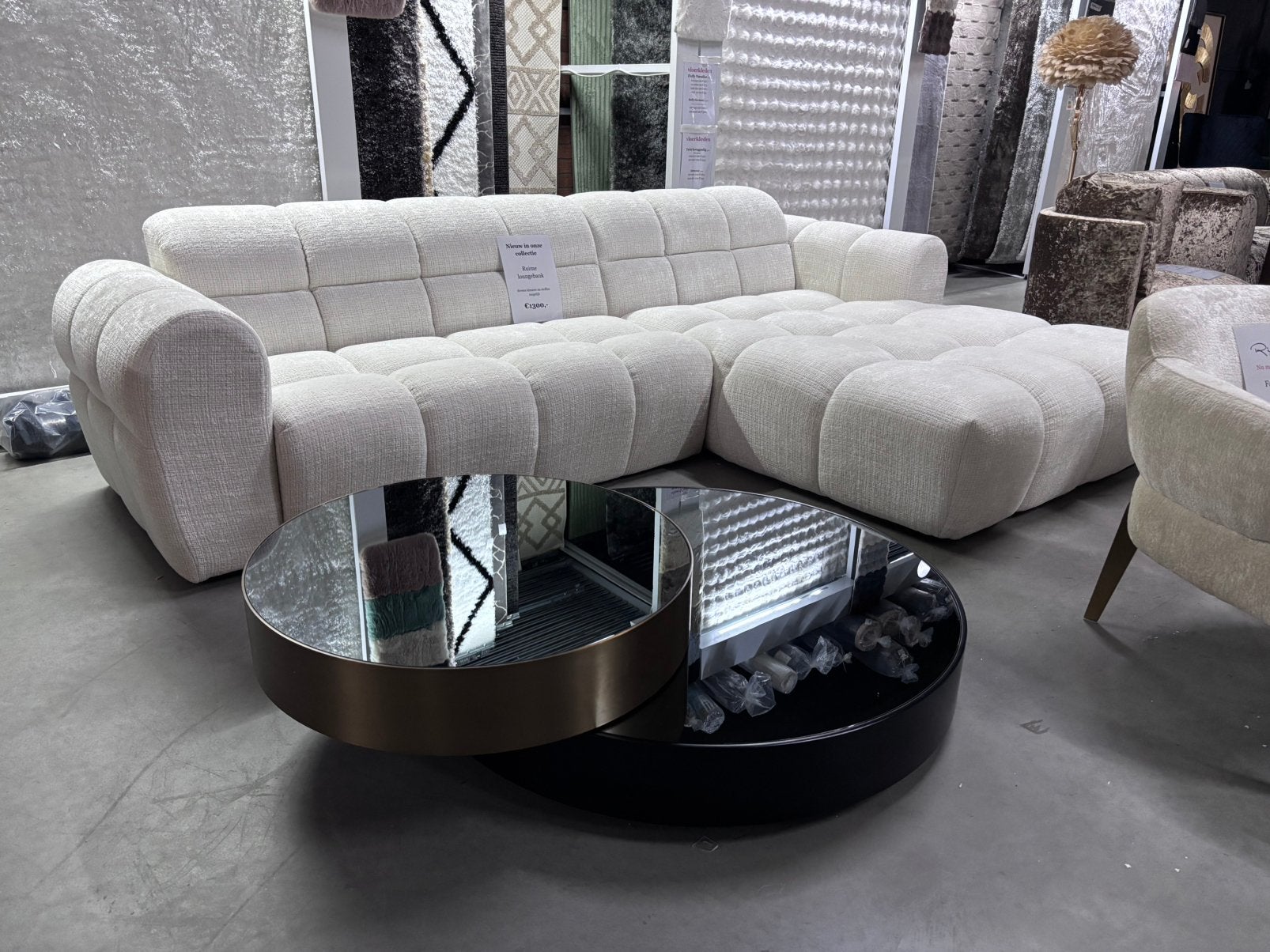 Salontafel Slice Alexander jones Richmond interiors, Ophalen, 100 tot 150 cm, Nieuw, 50 tot 100 cm
