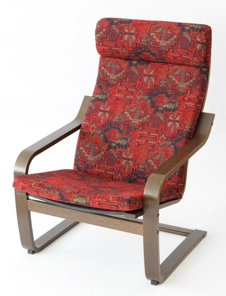 Nieuwe hoes kilim stof Ikea Poäng stoel, Kilim, Nieuw, Ophalen of Verzenden, Rood