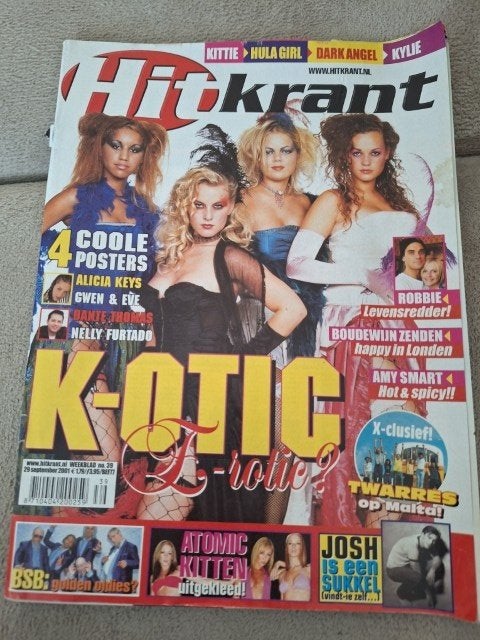 Hitkrant 2001 K-otic Jessica Alba Hula Girl Josh Hartnett, Verzenden, Gelezen, Muziek, Film of Tv