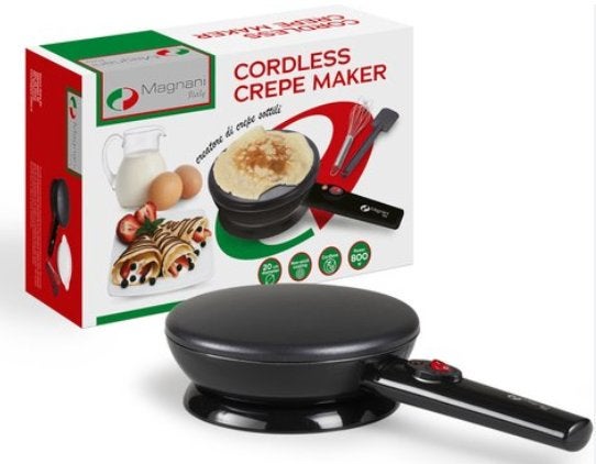 Magnani, draadloze crepe maker/pannenkoekenpan, nieuw!, Huis en Inrichting, Keuken | Potten en Pannen, Antiaanbaklaag, Nieuw, Overige merken