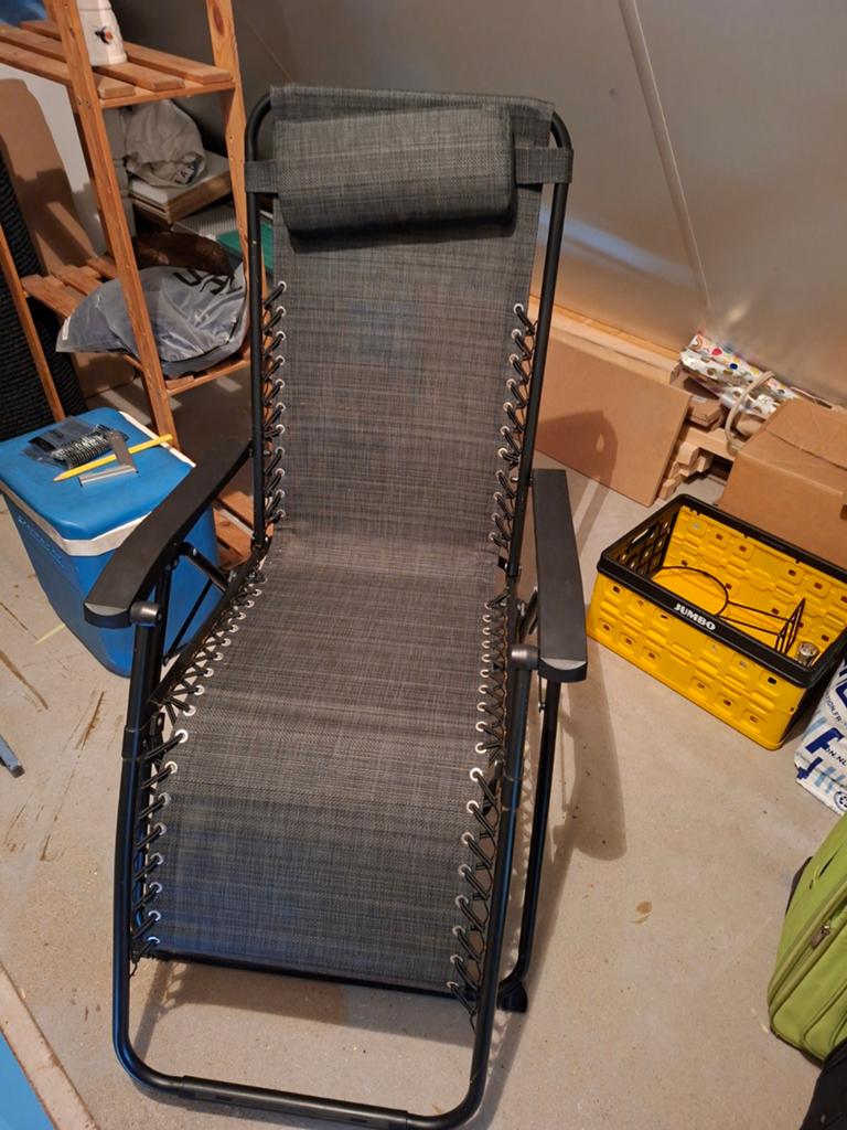 Lig/zit stoelen, Tuin en Terras, Tuinstoelen, Ophalen, Zo goed als nieuw, Aluminium