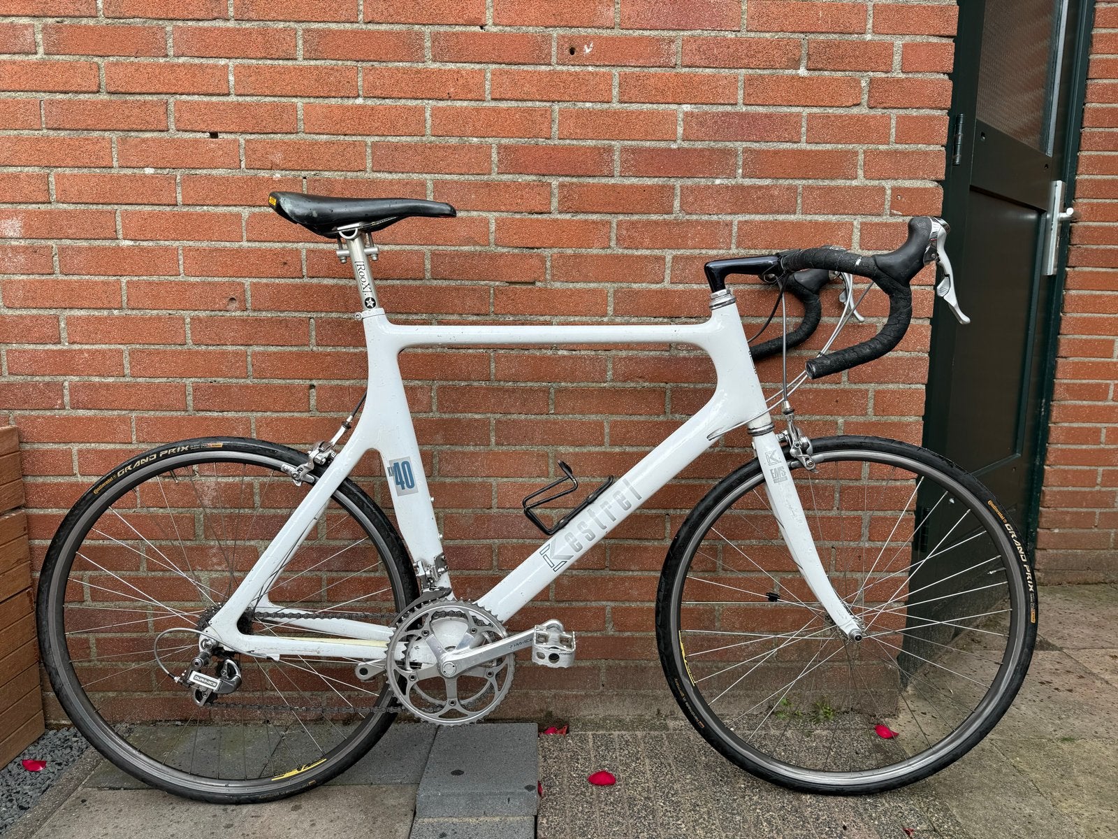 Uniek! Kestrel km40 racefiets met Dura-Ace en Ferrari zadel, Fietsen en Brommers, Fietsen | Racefietsen, Gebruikt, Heren, Overige merken