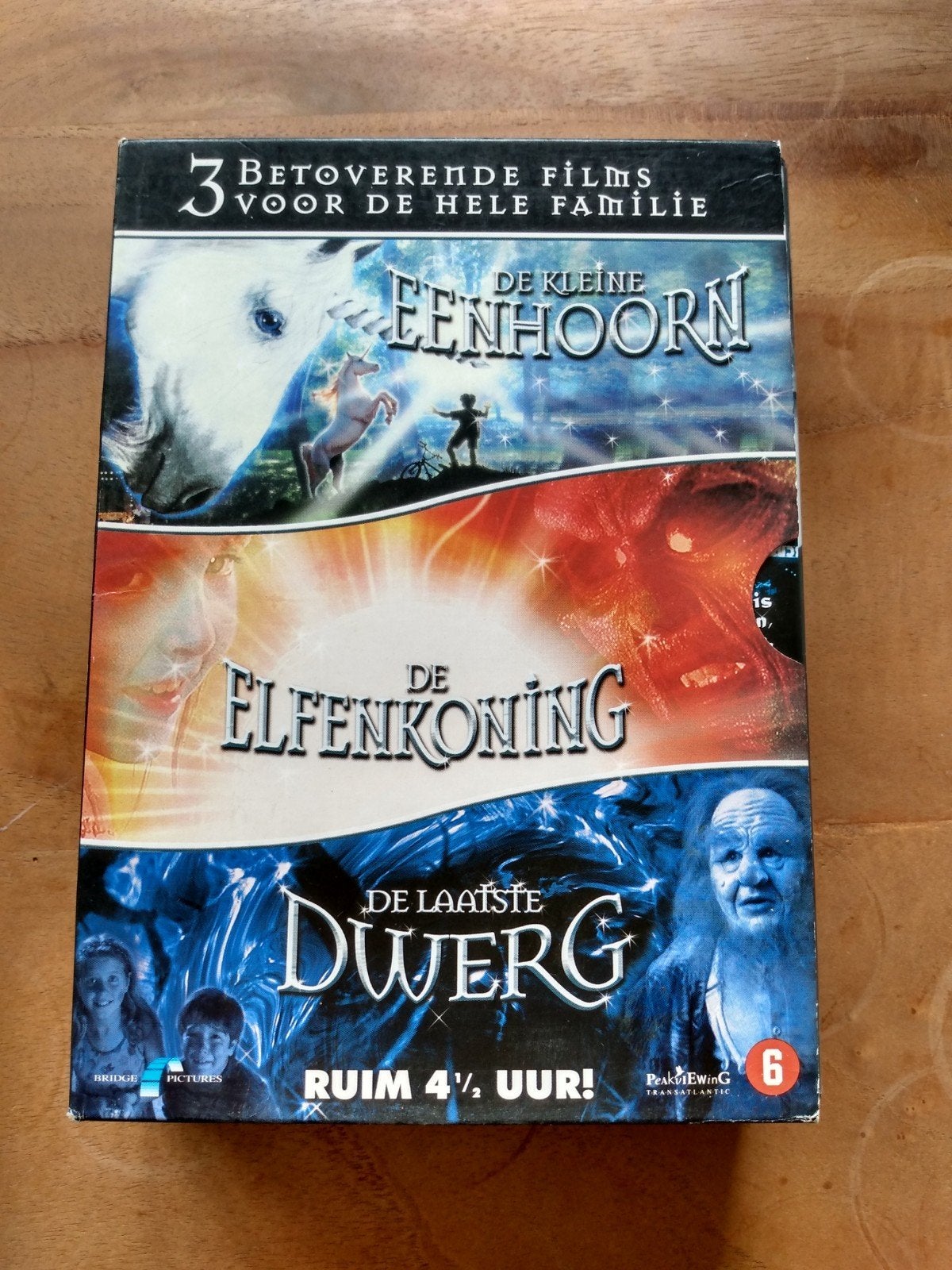 3dvds elfenkoning, dwerg en eenhoorn, Alle leeftijden, Ophalen of Verzenden, Zo goed als nieuw