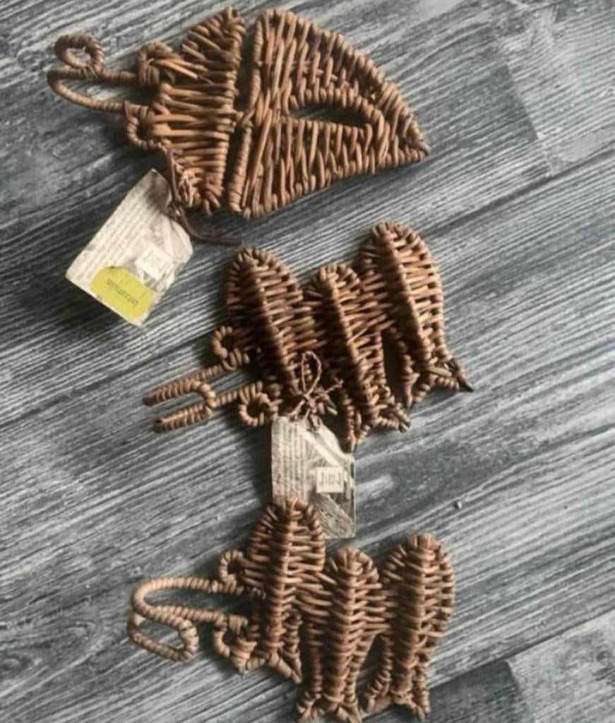 Riviera maison rattan haakjes, Overige materialen, Wandhaken, Nieuw, Ophalen of Verzenden