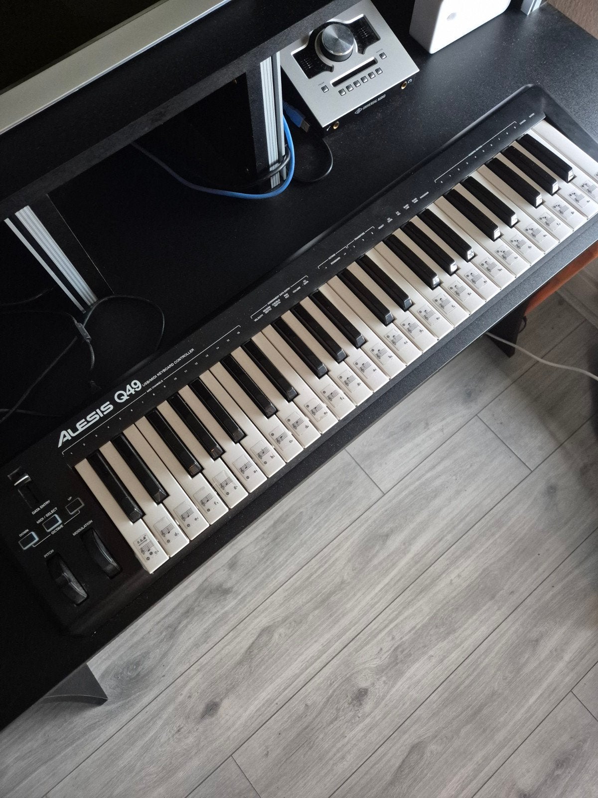 Alesis Q49 MIDI Keyboard Controller - 49 toetsen – USB/MIDI, Ophalen of Verzenden, 49 toetsen, Overige merken