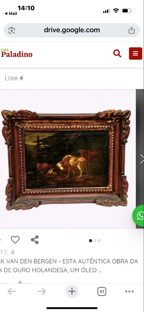 Dirck van den Bergen schilderij, bevestigd door Dr. Bart Cor, Ophalen of Verzenden