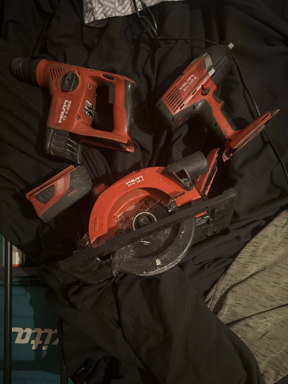 Hilti Accu Boorhamer TE 4-A22, Slagmoersleutel SIW 22T-A, Ac, Ophalen, Gebruikt, Boor- en/of Breekhamer, Klopboormechanisme