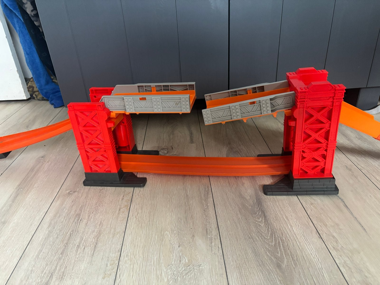 Hot Wheels Track Builder Brug - Uitbreidingsset, Ophalen, Gebruikt